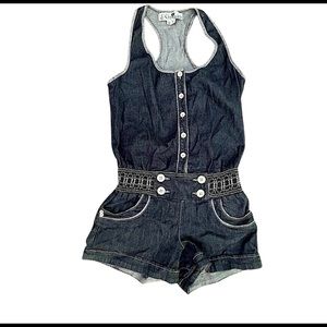 ✨ 3 items for 15% off bundle ✨ Jean material jump suit in brand new condition